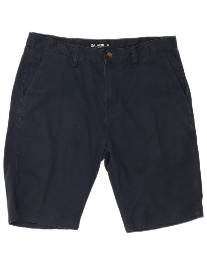 Element Herren Chinoshorts W32 Medium Marineblau Baumwolle