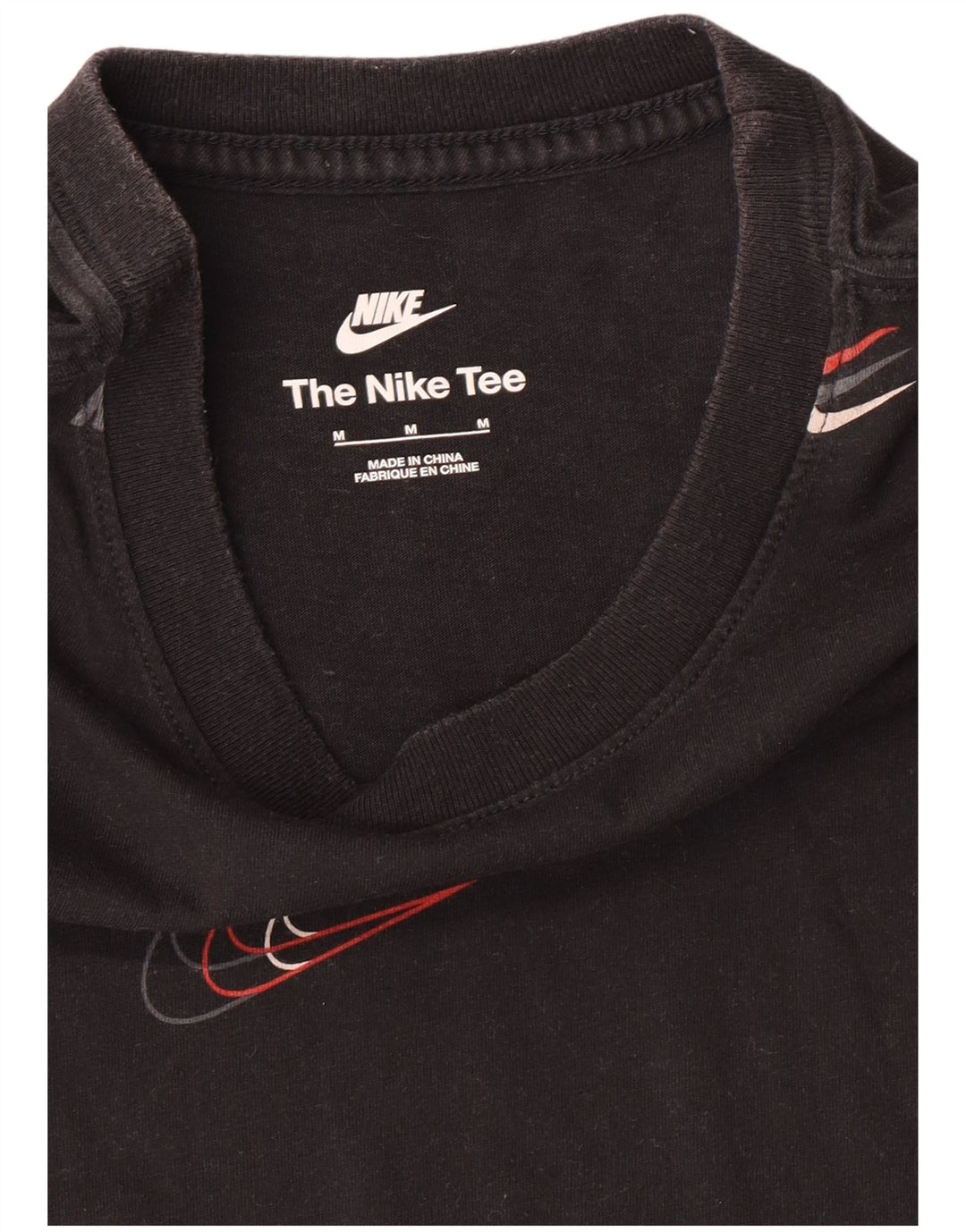 NIKE Herren-T-Shirt mit Grafik, mittelgroß, Schwarz