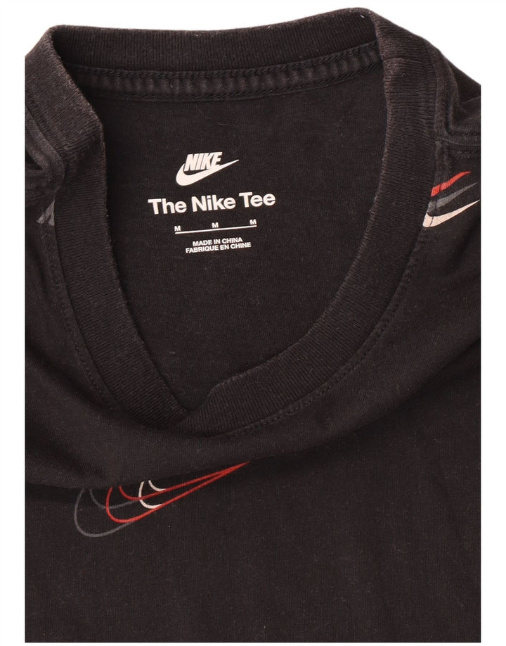 NIKE Herren-T-Shirt mit Grafik, mittelgroß, Schwarz
