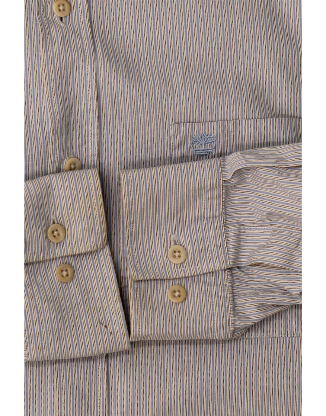 Timberland Herrenhemd XL Blue Cotton Classic