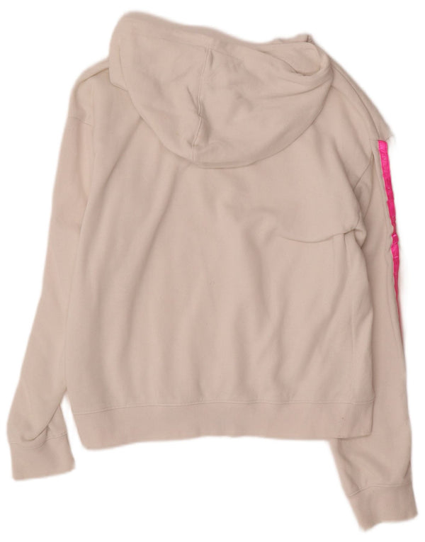 CHAMPION Kapuzenpullover mit Grafik für Mädchen, 15–16 Jahre, 2XL, cremefarbene Baumwolle