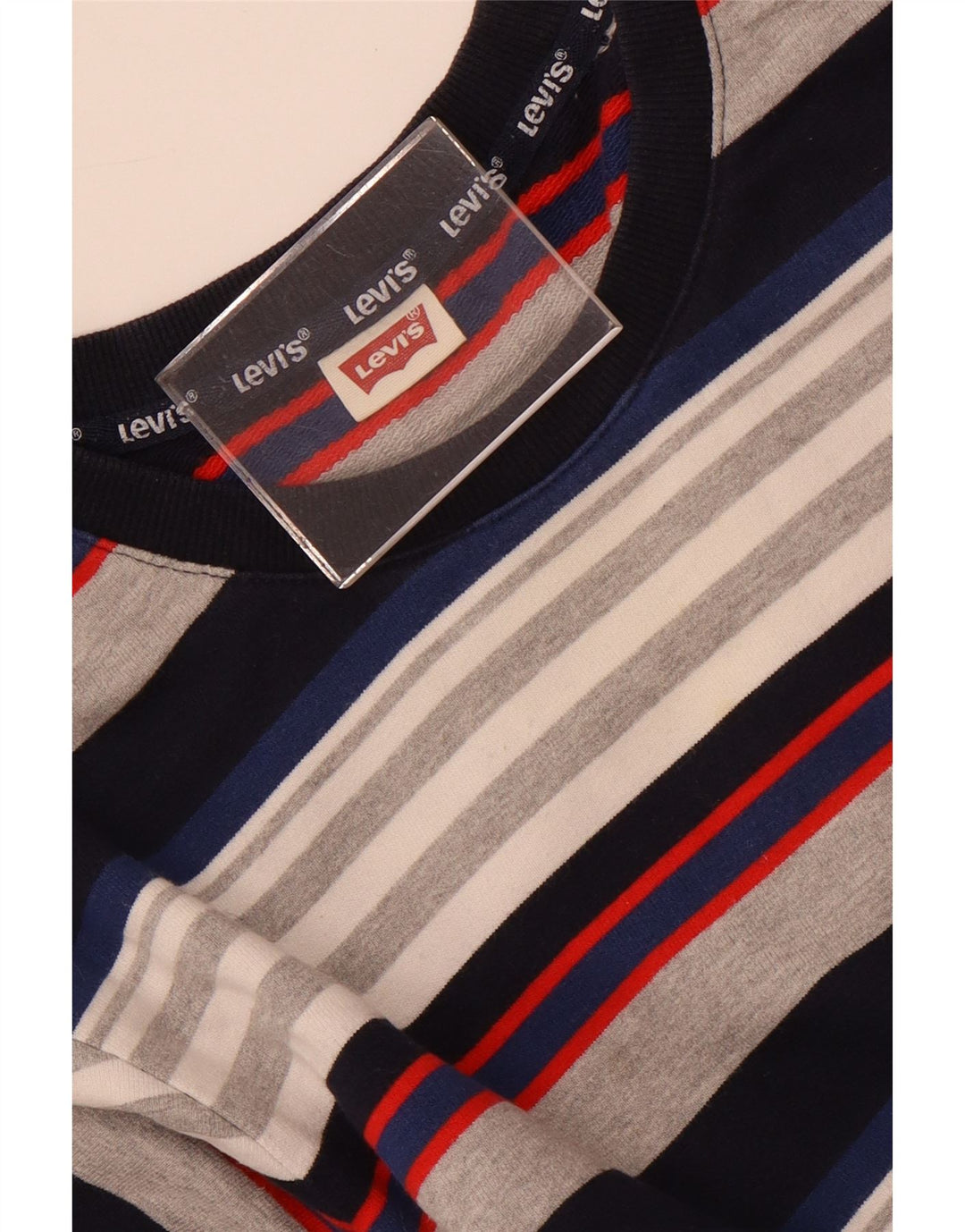 Levi's Herren-Sweatshirtpullover, klein, mehrfarbig, gestreift