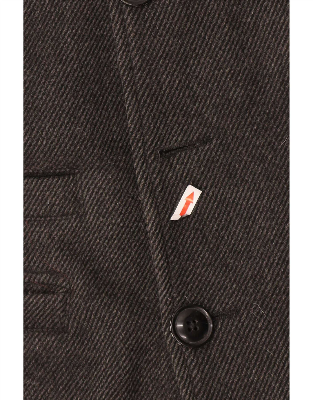 Superdry Herren Pea Coat UK 40 Große graue Wolle