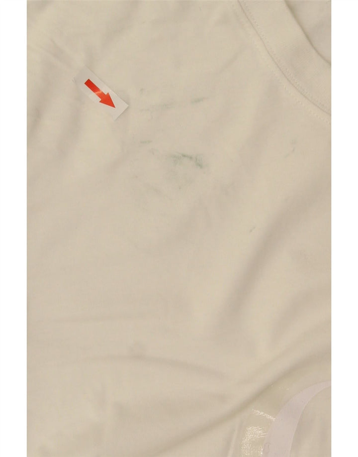 Calvin Klein Jeans Herren Grafik T-Shirt Top XL Weiß