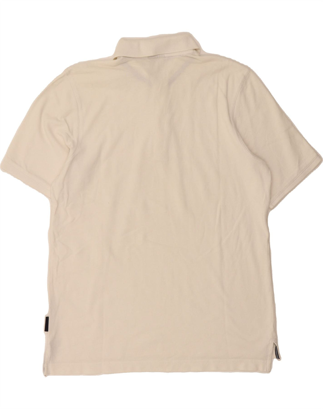 CHAMPION Mens Polo Shirt Medium White Vintage Champion and Second-Hand Champion from Messina Hembry 