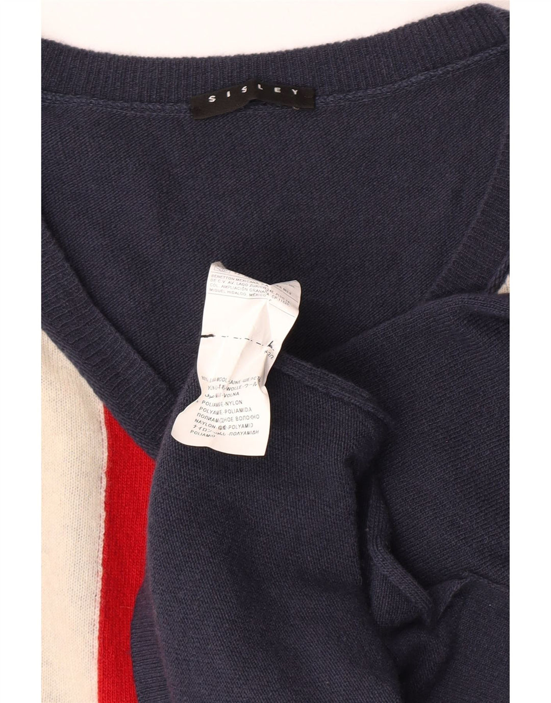 Sisley Damen-Tanktop England in Übergröße, Einheitsgröße, blaue Wolle