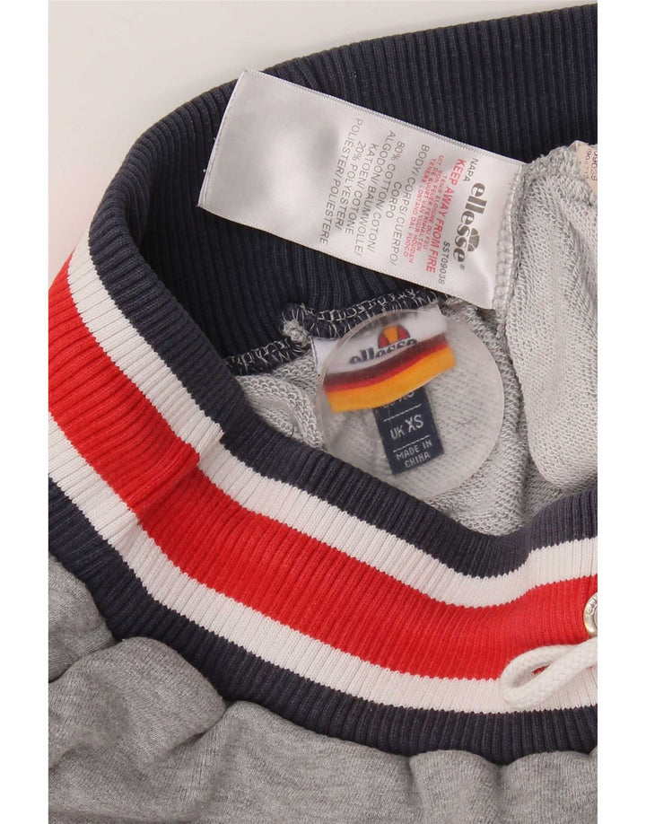 Ellesse Herren Graphic Sport Shorts XS Graue Baumwolle