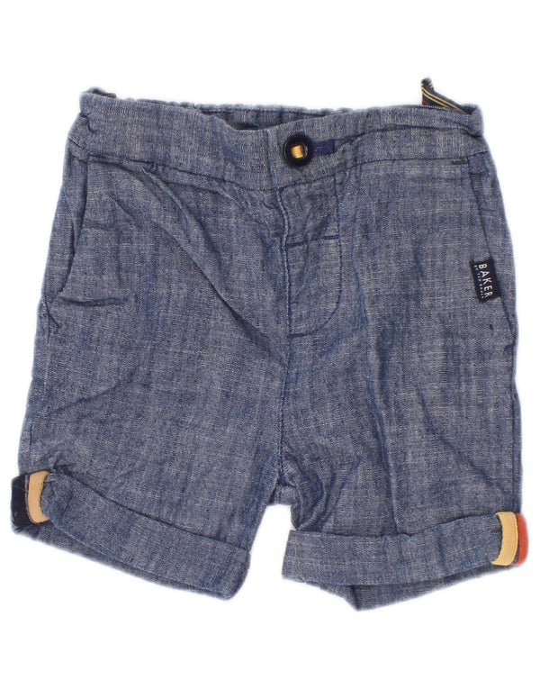 Ted Baker Baby-Jungen-Chinoshorts, 3–6 Monate, W16, blaue Baumwolle
