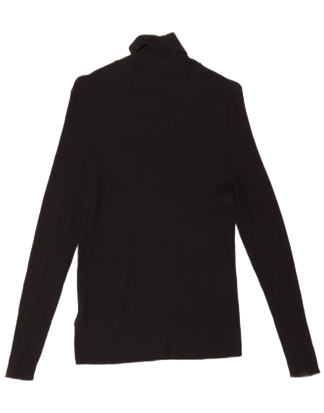 Marks & Spencer Damen Top Langarm UK 16 Large Schwarze Viskose