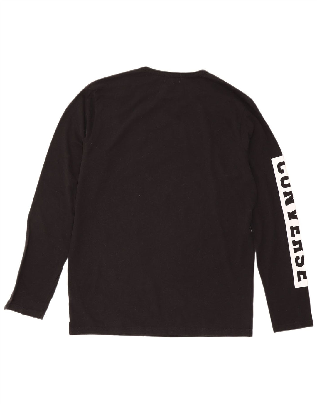 Converse Herren Graphic Top Langarm 2XL Schwarz Baumwolle
