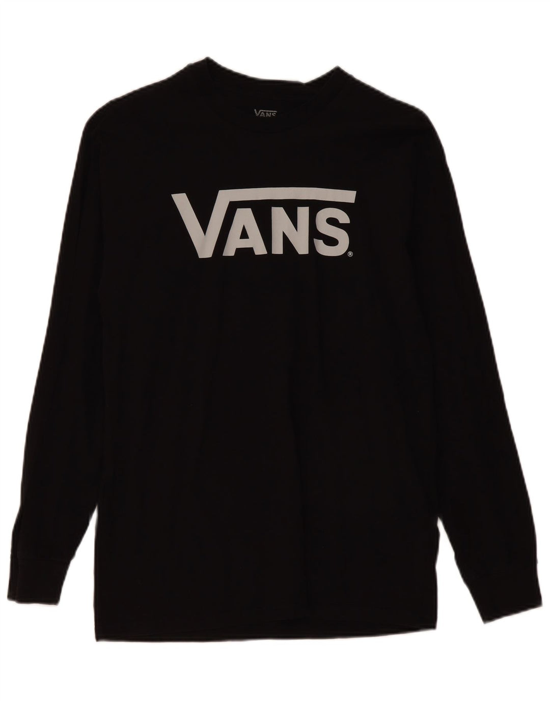 Vans Herren Grafik-Oberteil, langärmelig, mittelschwarz, Baumwolle