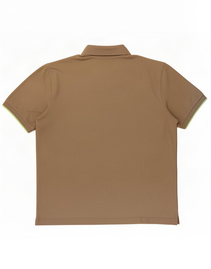 Kappa Herren-Poloshirt, groß, Khaki, Baumwolle
