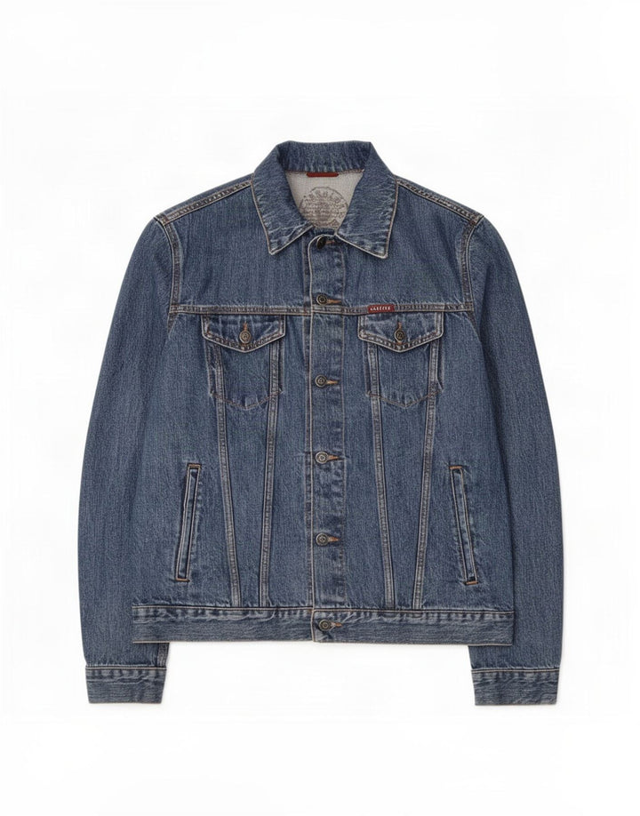 Carrera Herren 450 Jeansjacke UK 38 Mittelblaue Baumwolle