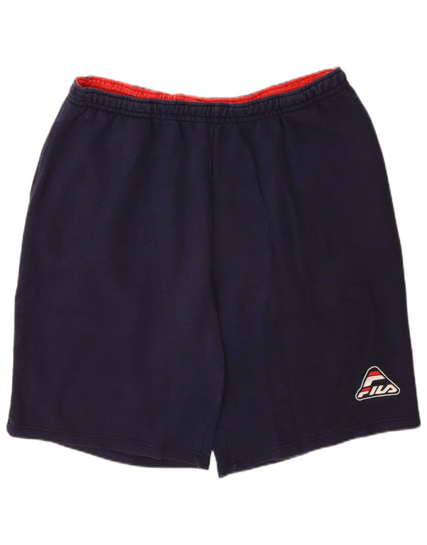 FILA Herren Sportshorts XL Marineblau Baumwolle