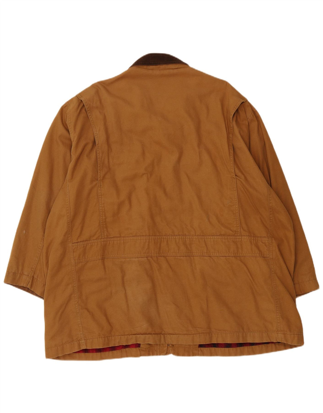 Orvis Herren-Utility-Jacke UK 44 2XL Braune Baumwolle