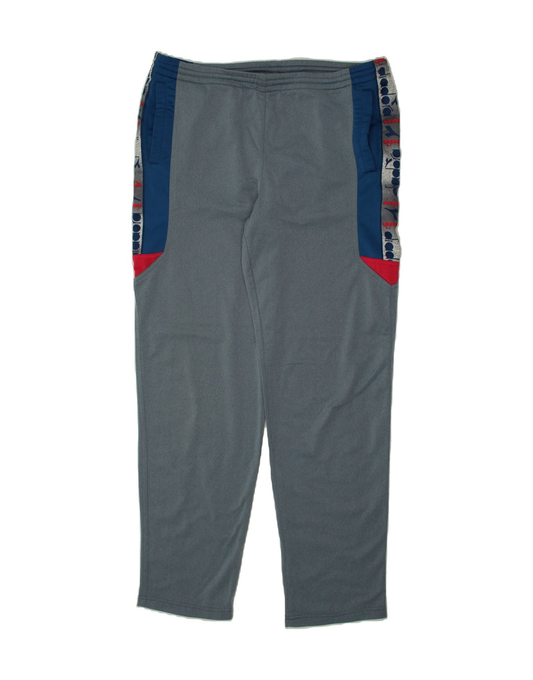DIADORA Mens Graphic Tracksuit Trousers UK 44 XL Blue Polyester Vintage Diadora and Second-Hand Diadora from Messina Hembry 