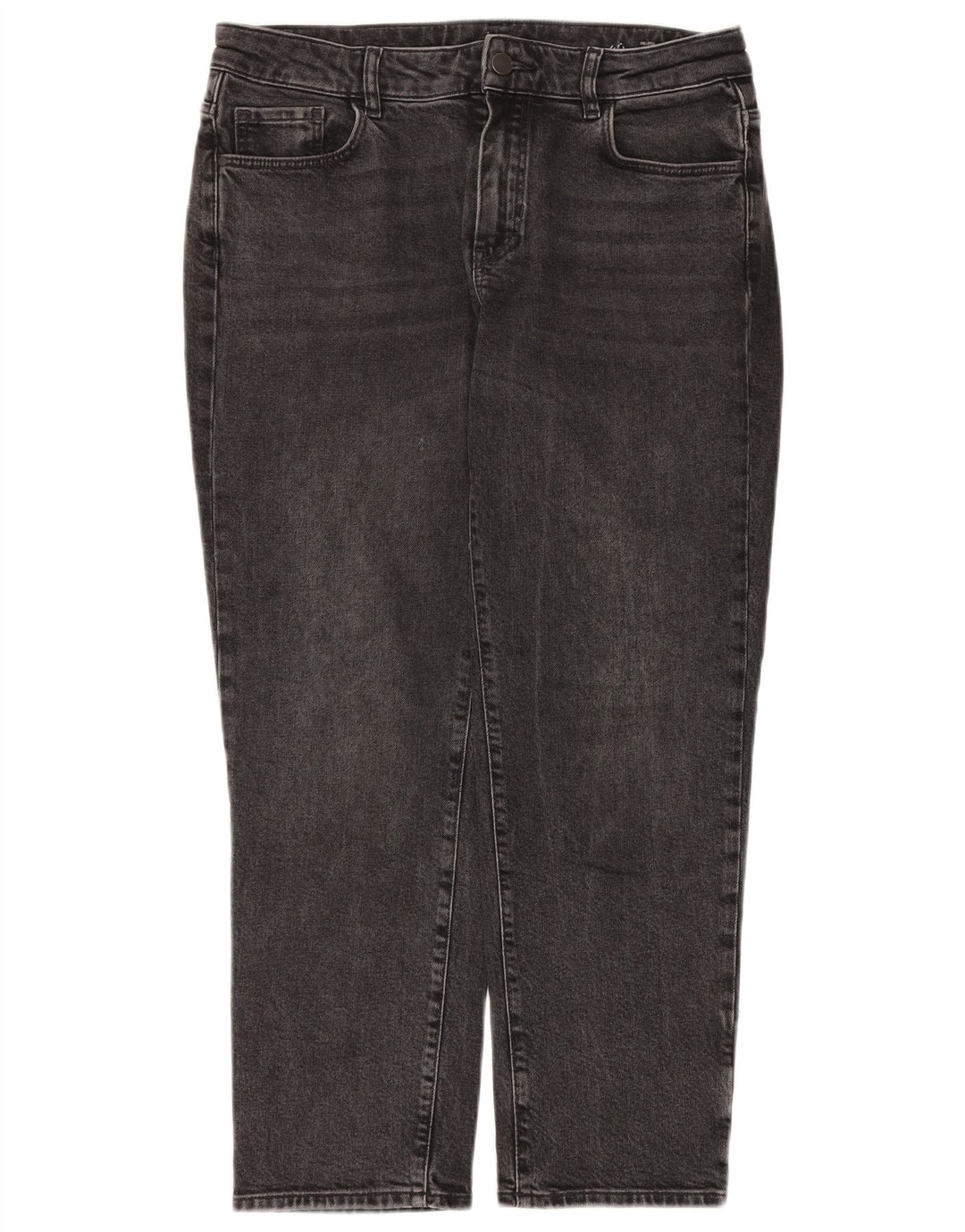 Massimo Dutti Damen Mid Rise Slim Tapered Jeans EU 40 Medium W30 L28 Grau