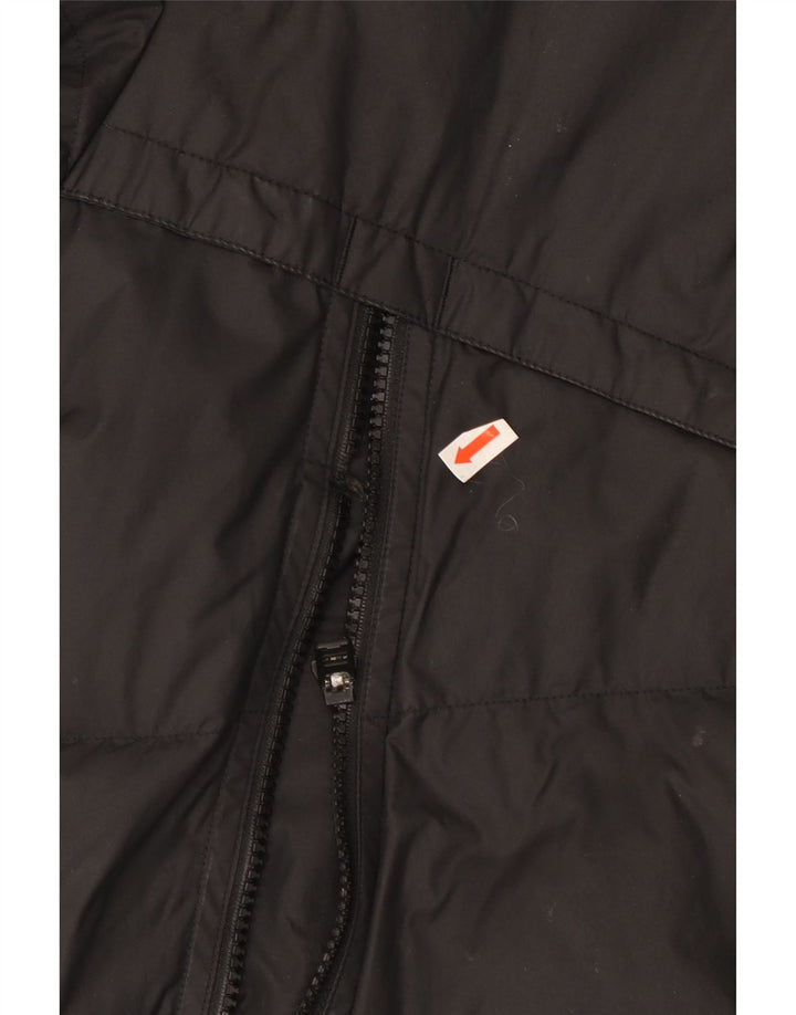 Nike Herren-Jacke mit Kapuze, gepolstert, UK 40, Größe L, Schwarz, Polyester