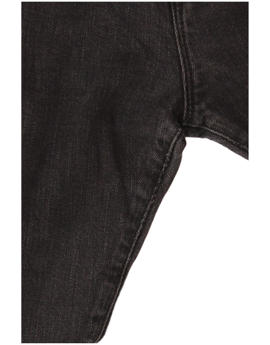 Lee Damen Straight Jeans W29 L30 Schwarze Baumwolle