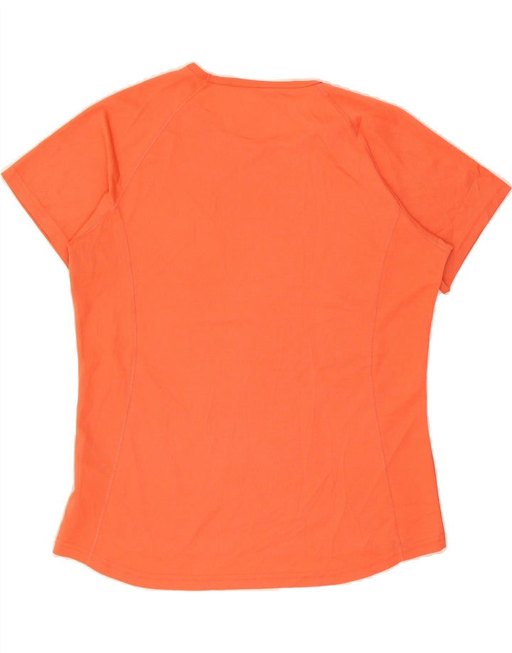 MOUNTAIN WAREHOUSE Womens T-Shirt Top UK 18 XL Orange Polyester Vintage Mountain Warehouse and Second-Hand Mountain Warehouse from Messina Hembry 