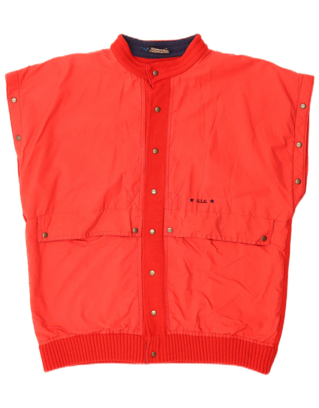 Good Luck Herrenweste IT 52 XL aus roter Wolle