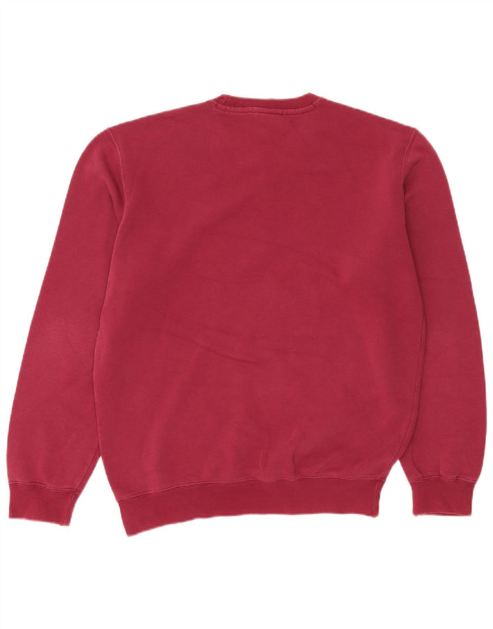 Champion Herren-Sweatshirt-Pullover aus mittelroter Baumwolle