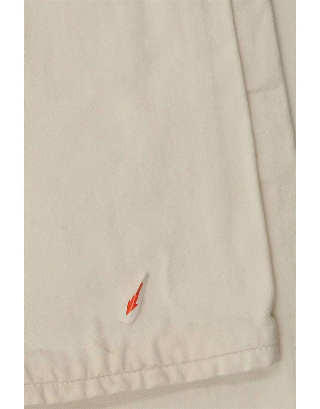 Dondup Damen Straight Jeans W32 L29 Weiße Baumwolle