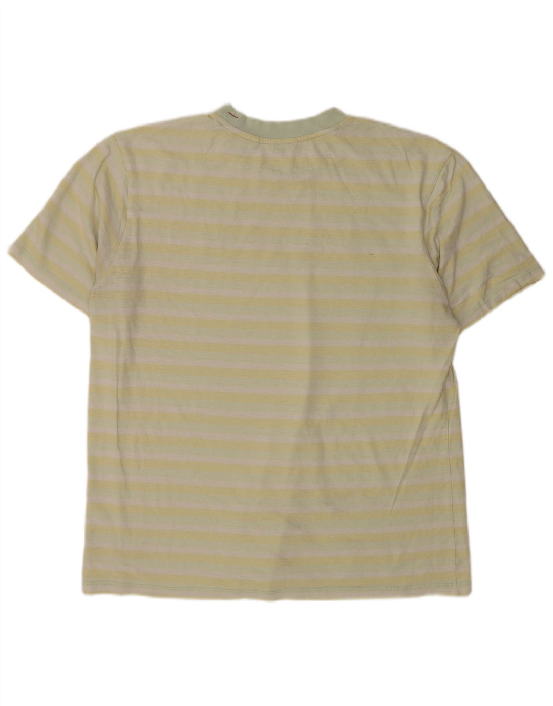 Guess Herren-T-Shirt mit Grafik, groß, gelb gestreift