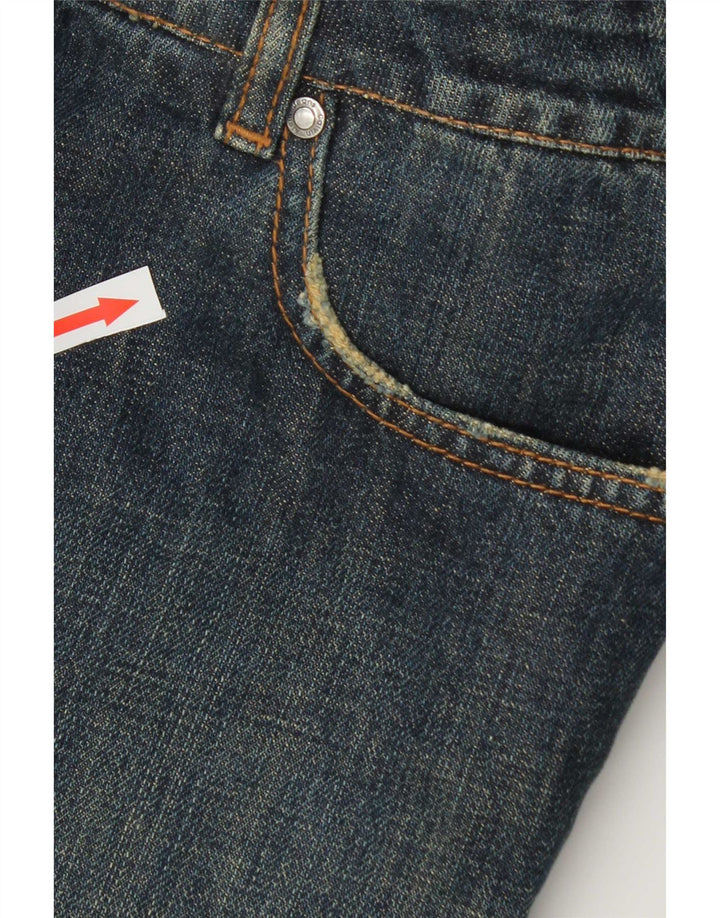 Calvin Klein Herren Straight Jeans W36 L28 Blaue Baumwolle