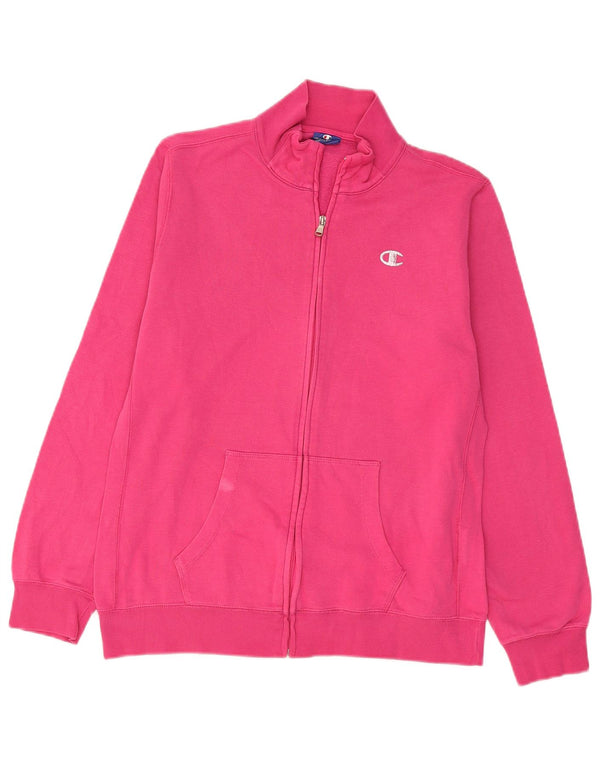 Champion Damen-Trainingsanzug-Top-Jacke, UK 18, XL, Rosa, Baumwolle