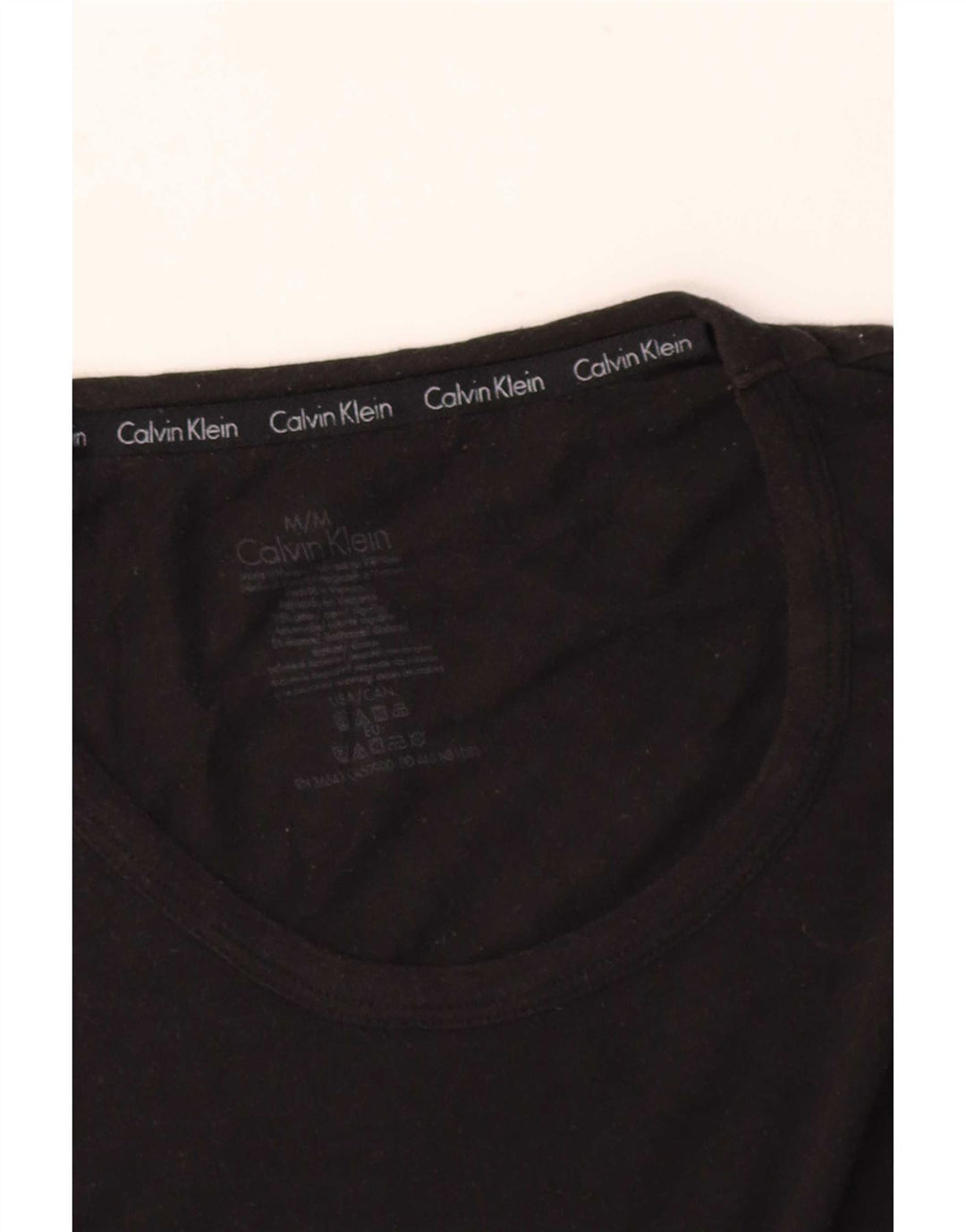Calvin Klein Herren T-Shirt Top Medium Schwarz