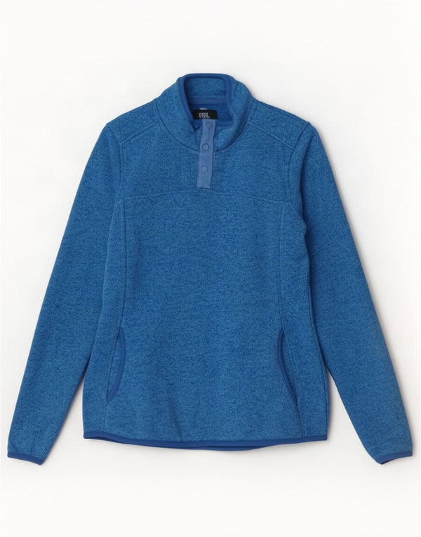 Mountain Warehouse Damen-Sweatshirt-Pullover, Gr. 8, klein, blau meliert