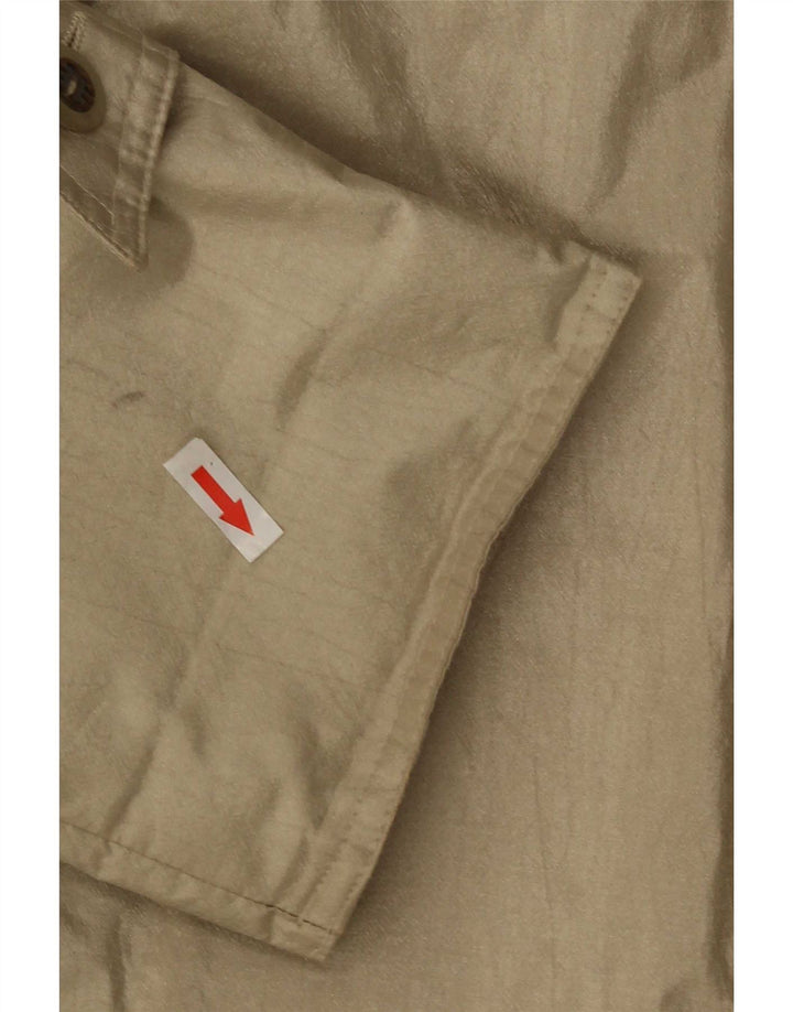 Nuage Damen Übergroßer Regenmantel UK 12 Medium Gold Polyester
