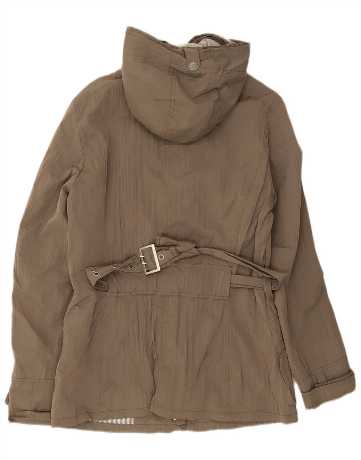 Murphy & Nye Damen Militär-Parka mit Kapuze IT 46 Large Beige