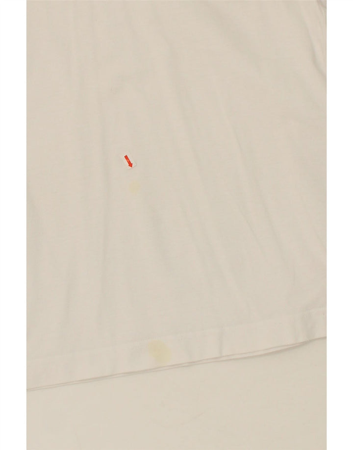 KAPPA Mens Polo Shirt Small White Cotton Vintage Kappa and Second-Hand Kappa from Messina Hembry 