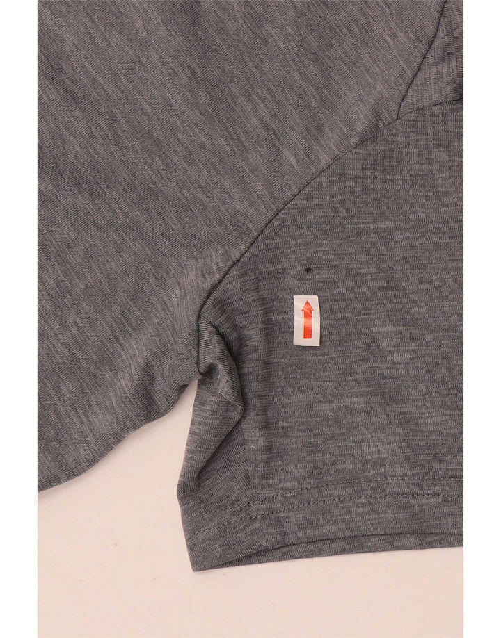 Nike Dri Fit Grafik-T-Shirt für Jungen, 10–11 Jahre, mittelgraues Polyester