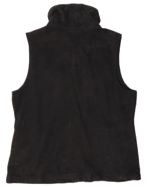 Chaps Damen Fleeceweste UK 14 Medium Schwarz