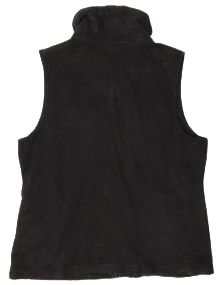 Chaps Damen Fleeceweste UK 14 Medium Schwarz
