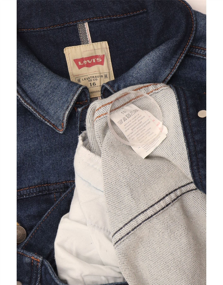Levi's Jeansjacke für Jungen, 15–16 Jahre, blaue Baumwolle
