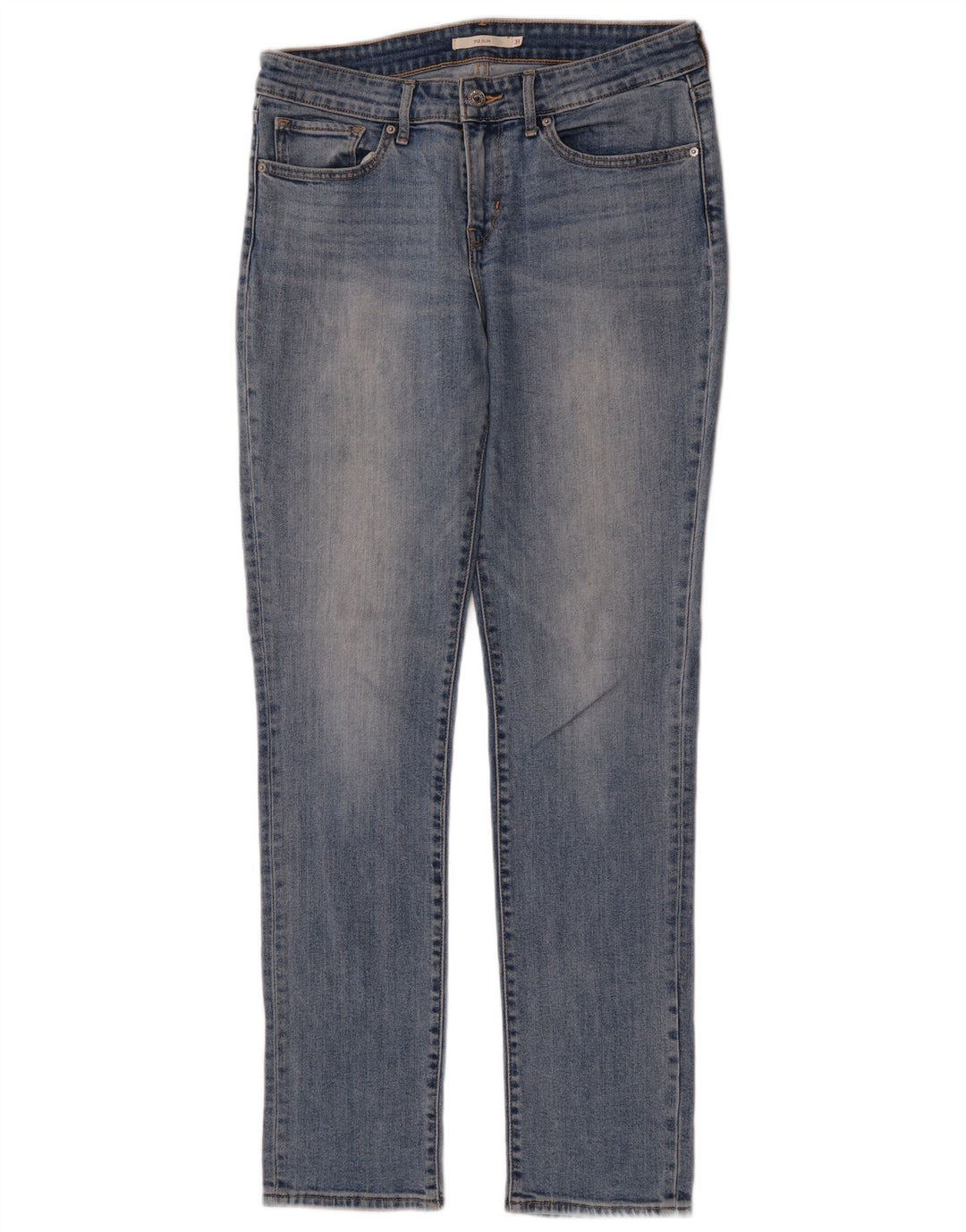 Levi's Damen 712 Slim Jeans W31 L32 Blaue Baumwolle