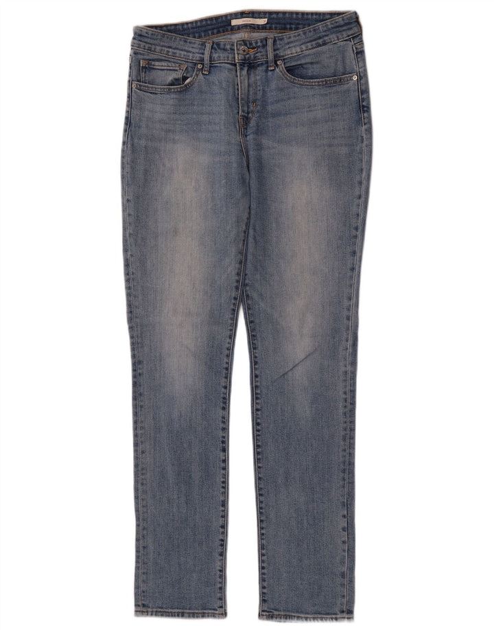 Levi's Damen 712 Slim Jeans W31 L32 Blaue Baumwolle