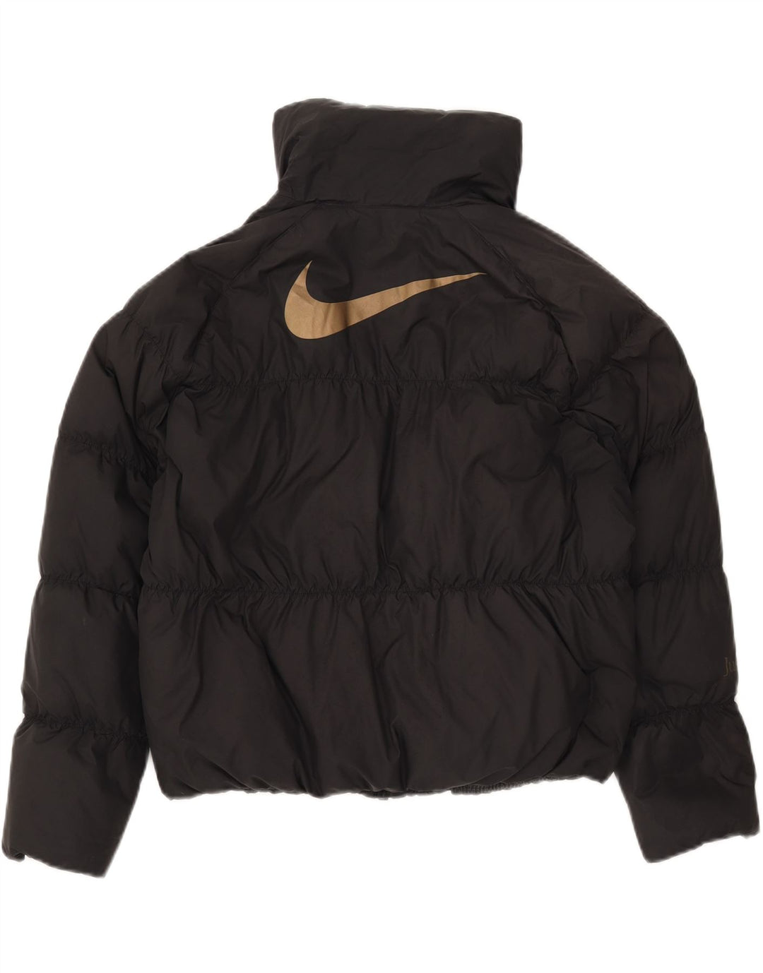 Nike Damen-Übergröße, gepolsterte Jacke mit Grafik, UK 6, XS, Schwarz, Polyester