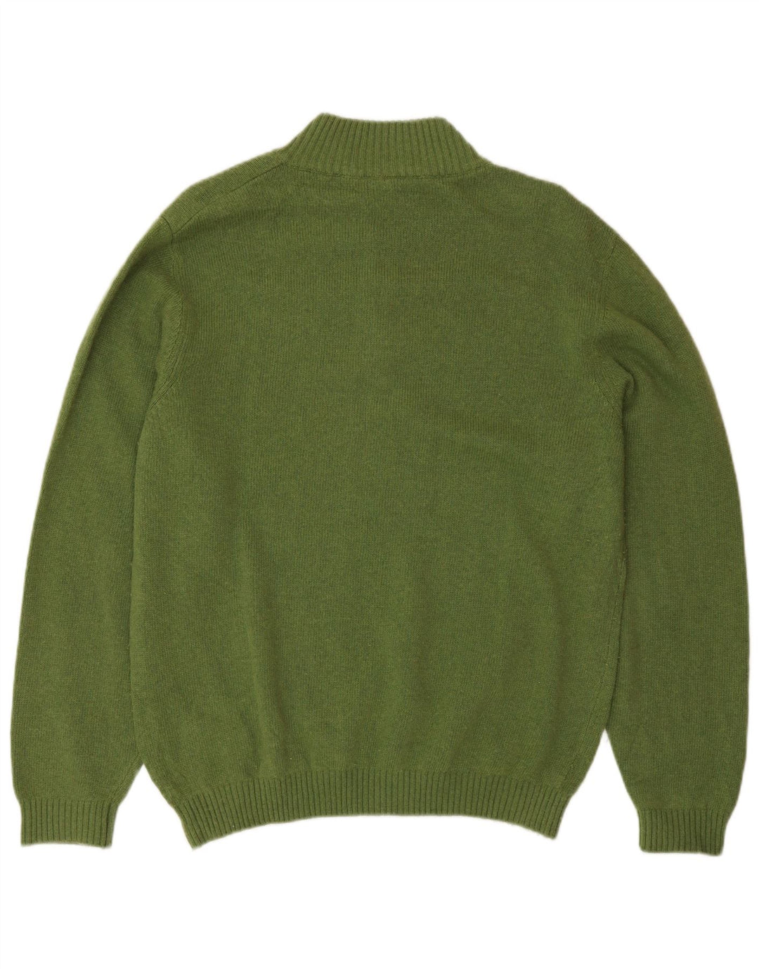 AUSTRALIAN L'ALPINA Herren-Pullover mit Knopfkragen, Größe 48, Mittelgrün