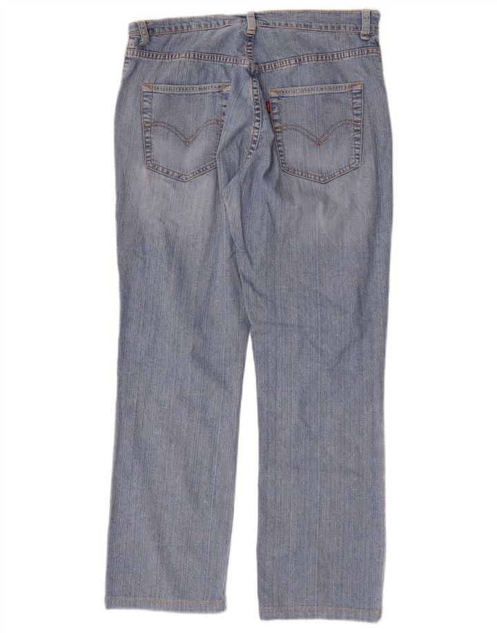 Levi's Damen Straight Jeans W31 L28 Blaue Baumwolle