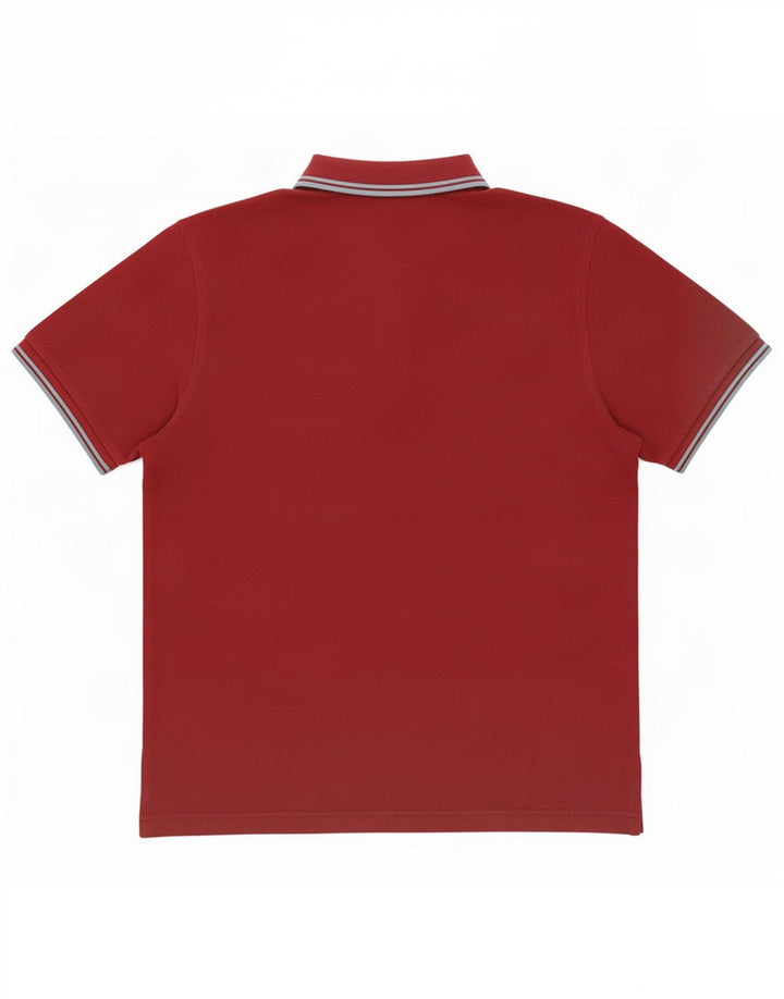 Fred Perry Herren-Poloshirt XL, kastanienbraune Baumwolle