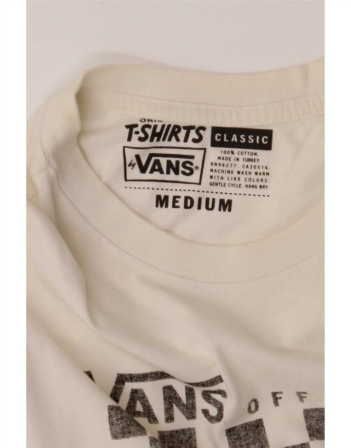 Vans Herren-T-Shirt mit klassischer Passform und Grafik, mittelweiße Baumwolle