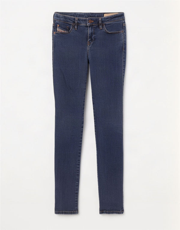 Diesel Damen Skinny Jeans W29 L31 Blaue Baumwolle