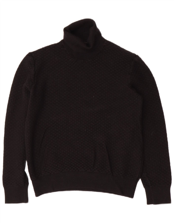 TRUSSARDI Rollkragenpullover für Damen, Gr. 20, 2XL, Schwarz