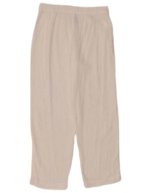 Marks & Spencer Damen-Freizeithose mit lockerer Passform, UK 10, Größe S, W32, L30, Weiß