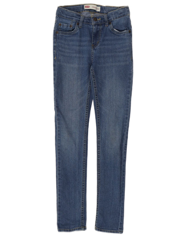 Levi's Super Skinny Jeans für Jungen, 11–12 Jahre, W24 L27, blaue Baumwolle